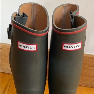 Green Hunter tall boots